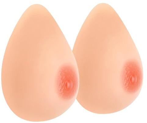 FESVINA Faux seins en silicone pour soutien-gorge crossdresser, transgenre, cosplay, mastectomie, nude, A (500grams/paire)