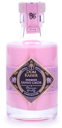 Domkaiser Erdbeer-Sahnelikör 0,2 l alk. 17% vol.
