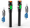 2PCS Visual Fault Locator 30KM, Fibre Optic Tester with FC Male to LC Female Adapter, VFL Fiber Light Pen for Single Mode 9/125μm, LC/FC/SC/ST Cable Testing, Fibre Network Maintenance Toolkit