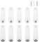 TOOTII 10PCS Battery Holder Converter AAA to AA Adapter Plastic Cell Battery Size Converter Adapter (50×14mm, Translucent)