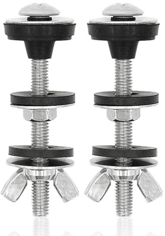 Boulons de réservoir de toilette, kit de fixation de réservoir de toilette en acier inoxydable, vis de réservoir de toilette, boulons de fixation universels pour réservoir de toilette à couple