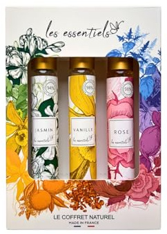 Coffret Brumes Naturelles – Jasmin, Vanille & Rose