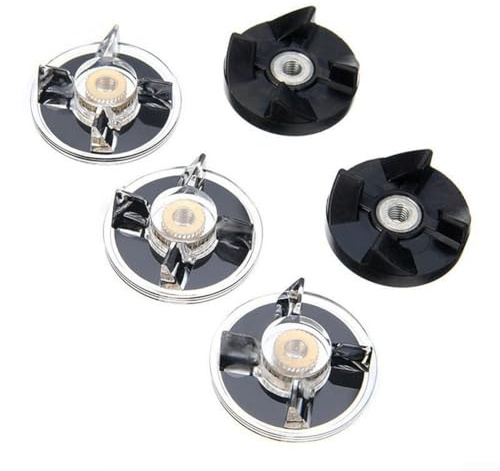 TDCuizent 5pcs Replacement Gear Set for 250W Blender ABS and Metal Spare Parts with 3 Plastic Bases and 2 Rubber Gears Fit Accessories for Home Kitchen Repair