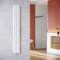 Design Röhren Heizkörper 230x1600mm Weiß Oval Paneelheizkörper Vertikal Mittelanschluss Doppellagig