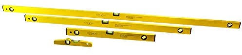 AB Tools 4pc Spirit Level Set 0.5 Mm/M with Ba 24 72 48 & 10 Scaffold Level TE840