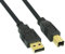 SM-PC® USB 2.0 Kabel, A an B, schwarz, Kontakte vergoldet, 10m Drucker #496