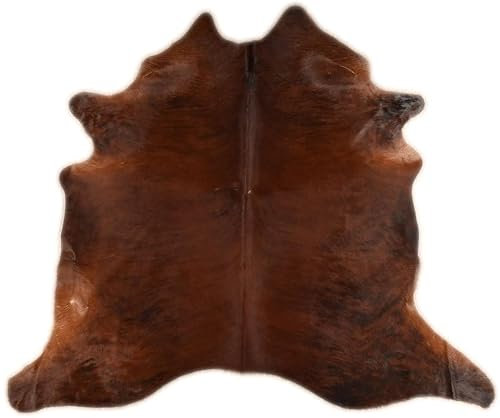 generisch KUHFELL KALBFELL EXOTISCH BRAUN 210 x 190 cm Fell Teppich VON KUHFELLE ONLINE