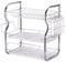 Ballshop 3 Tier Dish Drainer Rack with Drip Tray Stainless Steel Dish Drying Rack with Drainboard Chopsticks Knives Cutting Board Holder for Kitchen