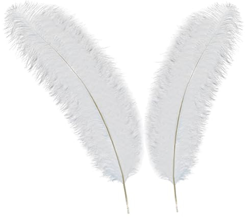 WedDecor Large Real Ostrich Feathers 50–60cm – Baby Blue Natural Plumes for Table Centerpieces, Dressmaking, Fashion Accessories, Hats, DIY Crafts & Wedding Decoration, 10pcs | 50-60cm Long Feather for Wedding Centerpieces, Home, Decorating Costumes, Embellishment, Art & Craft, Parties