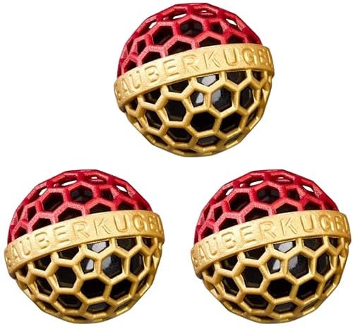 Sauberkugel® Taschenreiniger (3er Set The German Ball) – Wiederverwendbare Taschenreiniger Sauberkugel – Entfernt Schmutz, Krümel & Flusen aus Tasche, Koffer, Rucksack und Schulranzen