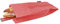 NERTHUS Bolsa para Bocadillo Reutilizable roja, ecológica, Adaptable, facil de Limpiar y Apta para Lavadora, Coral, 10,5x10,5x30 cm, FIH 732