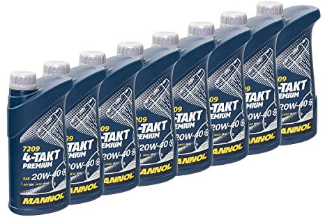 Motoröl 4-Takt Premium 20W40 MANNOL API SN 8 X 1 Liter