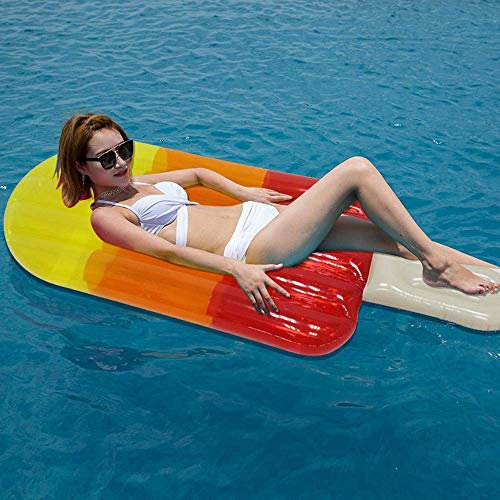 Schwimmreifen Luftmatratze Pool Aufblasbare Pool Spielzeug dreifarbig transparent Floating Reihe Reihen Wasser aufblasbar schwimmbett Schwimmen Erwachsene Wasser Spielzeug Schwimmen Lounge stühle zum
