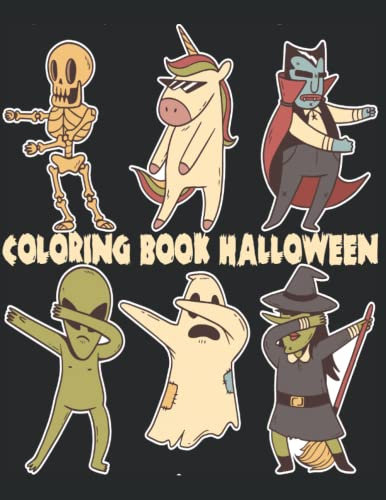Coloring Book Halloween Malbuch erwachsene, gruselige malvorlagen zum Entspannen, DIN A4 Format mit 39 Malvorlagen zum fürchten: Horror Ausmalbuch für ... Inspiration, für die Halloween Party Spielen