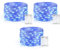 Lichterkette Innen Batterie, LED Lichterkette Batterie, 3 x 60CM Micro LED Lichterkette Batterie für Party, Garten, Weihnachten, Halloween, Hochzeit, Beleuchtung Deko(Blau)