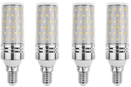 ANYPOWK Ampoule LED en forme de maïs 8W - Équivalent 60W incandescent, 800LM, Base E14 Lumière du jour 6500K Non-dimmable, lot de 4