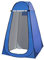 Pop Up Sichtschutz Duschzelt, Tragbares Camping Duschzelt, Camping Toilette Umkleidekabine Sonnenschutz mit Fenster für Camping und Strand, Tragbares Pop Up Umkleidezelt mit Tragetasche (Blau)