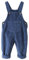 Salopette neonato ragazzo senza maniche colore pantaloni bretella allentata tuta con cinturino salopette bavaglino pantaloni tutina blu 12-18 mesi