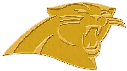 NFL Universal Schmuck Caps PIN GOLD Carolina Panthers