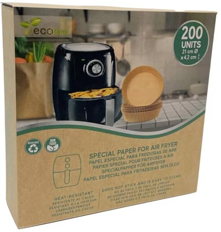 Ecofami Air Fryer Paper, 200 Pack