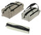 Fonowx 3Pcs RC Auto Hohe Simulation Gepäck Taschen Modell Auto Reisetaschen Dekoration Dach Wagon Tasche für 1:10 RC Crawler Auto Zubehör, grau