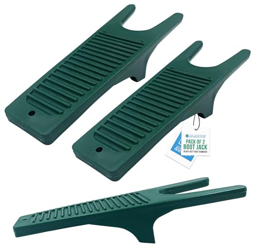 Lot de 2 extracteurs de bottes en caoutchouc durable et résistant aux intempéries avec racloir, idéal pour enlever les bottes en caoutchouc, les bottes d'équitation ou de marche, et les chaussures