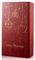 5x Wein Flaschen Geschenkkarton Weihnachten 2 Flaschen - Rot & Gold, hochwertige Webstruktur