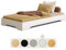 smartwood Kinderbett 140x200 Weiß - Bodenbett aus Kiefernholz mit FSC-Zertifikat - Montessori Bett mit geradem Lattenrost bis zu 300 kg für Jungen und Mädchen - Einfache Montage - TILA 7