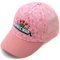 Mädchen Baseballkappe rosa Kinder Sonne Hut verstellbar Baseballkappe für Mädchen, rosa Cartoon, 3-8 Jahre