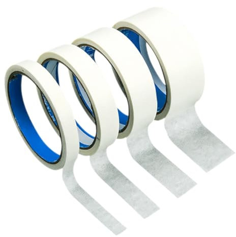 EXCEART 12 Rollen Abdeckkleber Deko Werkzeug Etikett Weiß Student Kraftpapier