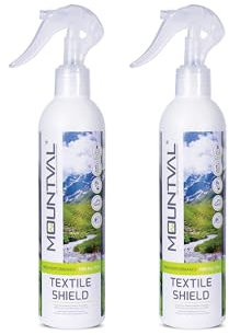 Mountval Protector Textil (2Pck/300ml), Pack Doble: Spray de Última Tecnología Impermeabilizante para Ropa y Equipamiento, Transpirable, Seguro, Sin Disolventes, Impermeabilizante Gore-Tex Spray