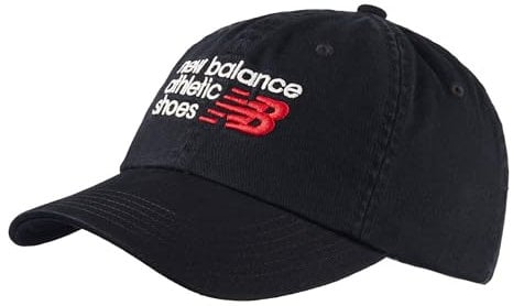 New Balance Unisex 6-Panel NB Athletic Graphic Hut, Einheitsgröße, Schwarz , Einheitsgröße