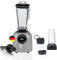 Hochleistungsmixer Verde Smoothie Maker 1400 Watt bis 32.000 U/Min - iPMS - 3 Mixprogramme - 2 Liter Füllvolumen BPA-frei - Inkl. Personalbelender Aufsatz - bianco di puro ® (Grau)