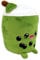 Bubble Tea Kuscheltier – Grün, Ca. 22 cm Groß, Plüschtier mit Kawaii Gesicht, Kuschelig Weich, 100% Polyester