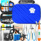 EVERLIT Pet Medic Erste-Hilfe-Set, Tierarzt-zugelassenes Tierpflege-Set mit 95-teiligem medizinischen, Outdoor- und Notfallbedarf zur Behandlung von Hunden, Katzen, Reisefreundliche, kompakte Tasche