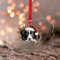 Weihnachtsschmuck 2024 Peeking Border Collie Acryl Xmas Ornament Abstrakte Haustier Welpen Malerei Weihnachtskugel Haustier Portrait Bulldogge Boxer Andenken Sammlerstück Geschenk Baumschmuck Strumpf