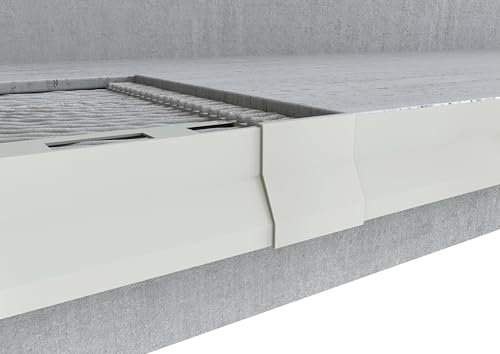 MINUTA PROFILI Giunzione Per Profilo Gocciolatoio Balcone In Alluminio NOR Giunzione Gocciolatoio Per Balconi (TESTA DI MORO RAL 8019)