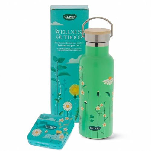 Neavita Wellness Outdoor Box Bottiglia thermos + cofanetto porta tisane