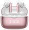 WeurGhy Cuffie Bluetooth, Auricolari Bluetooth 5.3 per iOS & Android, 56 Ore di Riproduzione, Stereo Hi-Fi Cuffie Antirumore con 4 HD Mics, LED Display IP7 Impermeabili Cuffie Wireless,oro rosa,2025