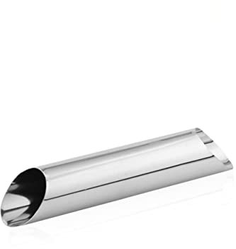 Mikinona 6stücke Edelstahl Zylindrisches Rohr Spiralhornrohr Cannoli-formrohre Kuchen-diy-backkegel Küche Werkzeug