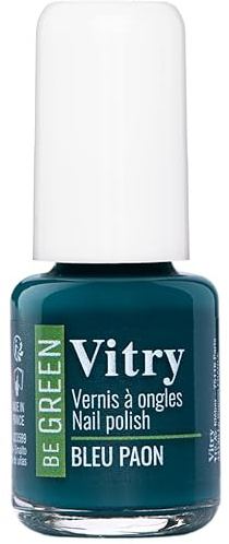 Nagellack Be Green, Pfauenblau, 6 ml