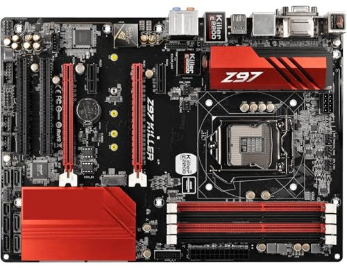 HYUIND Carte mère Fit for ASRock Fatal1ty Z97 Killer LGA 1150 Intel Z97 DDR3 32 Go PCI-E 3.0 M.2 USB 3.0 Compatible processeur Intel Core i7-4790 de 5e génération