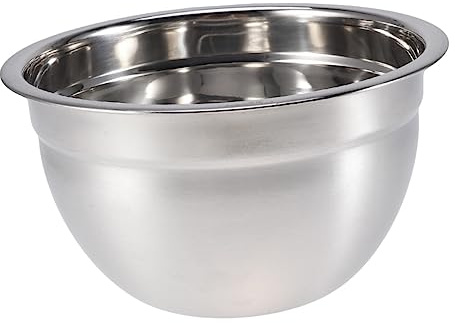 VICASKY Stainless Steel Mixing Bowl Deepened Fruit Salad Bowl for Egg Beating and Vegetable Serving at Restaurant Home