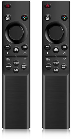 [2er-Pack] Universal-Fernbedienung für Samsung-TV, BN59-01484A, kompatibel mit allen Smart-TV, QLED, 4K, 8K, Frame, Curved, LED, LCD-HDTV (2019-2025), ohne Konfiguration