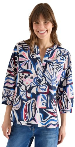 Cecil Damen 3/4-Arm Bluse mit Multicolor Print