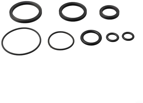 FOX - Kit di guarnizioni O-Ring per ammortizzatori posteriori, set di guarnizioni in gomma per ammortizzatori d'aria RP23, DHX 5.0, CTD, DPS, FLOAT RPL, guarnizioni di ricambio nere (8 pezzi)