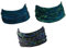 Hilltop 3x Motorrad Multifunktionstuch, Kopftuch, Halstuch, Bandana 3-er Set in ausgewählten Designs, Schlauchtuch für Damen und Herren, 3er Set:grün blau