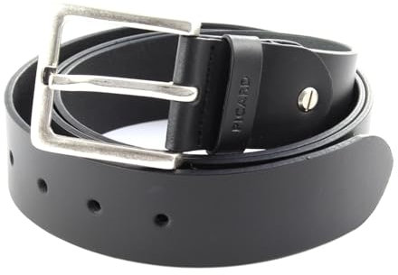 Picard Herren Belt Gürtel, Schwarz, Individuell Kürzbar EU