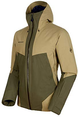 Mammut Herren Casanna Thermo Hooded gefütterte Hardshelljacke mit Kapuze, Iguana-boa, XL