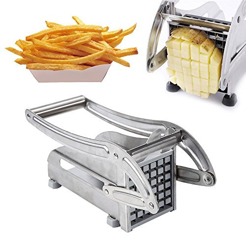 YIFAA Coupe-Frites et Légumes Lames Acier Inoxydable pour Les Pommes de Terre, Les Carottes et Les concombres